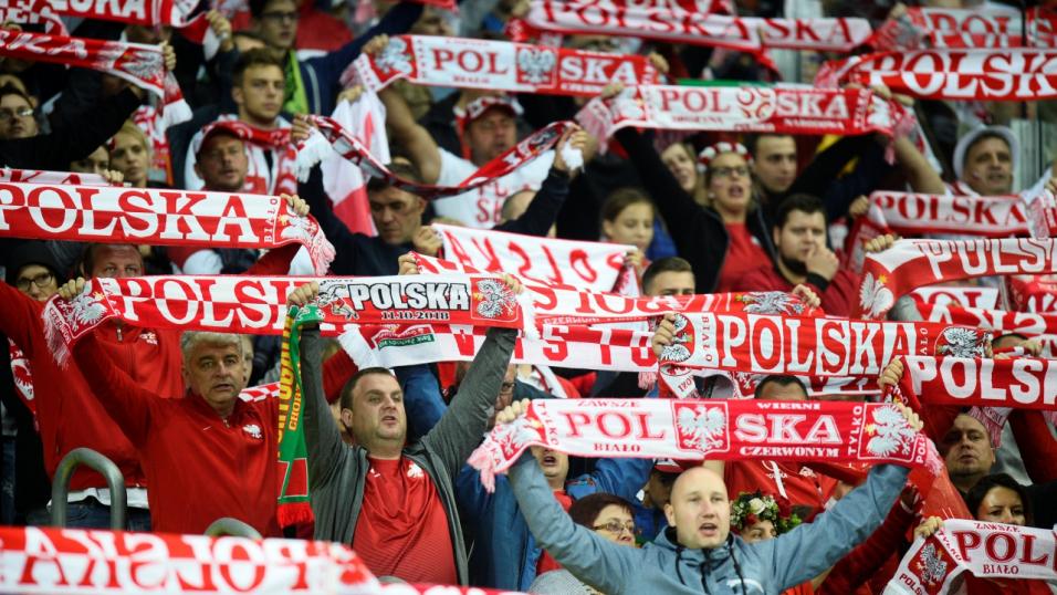 Poland football fans